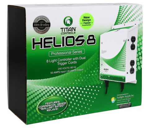 Titan Controls® Helios® 8 - 8 Light 240V Controller with Dual Trigger Cords