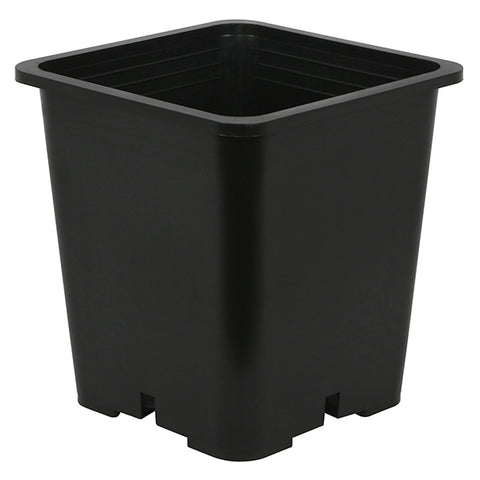 Gro Pro® Premium Square Black Plastic Pots