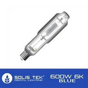 Solis Tek Metal Halide Digital Lamp - 600w 6K